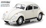 1967 Volkswagen Beetle Right-Hand Drive - Lotus White (ミニカー)