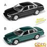 1996 Chevy Impala SS GlossBlack/DrakGreen (Set of 2) (Diecast Car)