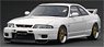 Nissan Skyline GT-R (R33) V-spec White (Diecast Car)