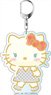 Yuri on Ice x Sanrio Characters Big Key Ring Hello Kitty Stamp Rally Ver. (Anime Toy)