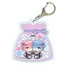Pukasshu Acrylic Key Ring Re: Life in a Different World from Zero/Ram & Rem (Anime Toy)
