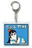 Square Clear Key Ring Part5 Pop Team Epic/11 (Anime Toy)