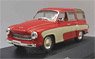 Wartburg 312 Camping 1960 Red/White (Diecast Car)
