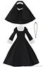 PNM Nun`s Habit Set II (Black) (Fashion Doll)