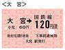 硬券切符デザインパスケース Vol.1 大宮 (鉄道関連商品)