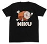 Taiko no Tatsujin Niku T-shirt Black L (Anime Toy)