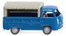 (HO) VW T2 Flatbed Gentian Blue (Model Train)