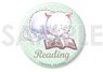 Gin Tama Gin Cat Series Can Badge F Reading (Anime Toy)