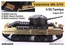Valentine Mk.II/IV w/ Desert Fenders (for Tamiya) (Plastic model)
