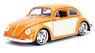 Bigtime Kustoms 1959 VW Beetle 2tone Orange (Diecast Car)