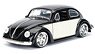Bigtime Kustoms 1959 VW Beetle 2tone Black (Diecast Car)