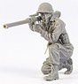 US M18 Recoilless Rifle Launch Posture Soldier WW2/Korean War (Plastic model)