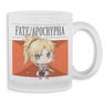 Fate/Apocrypha Glass Mug Cup Saber of Red (Anime Toy)