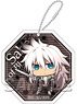 Fate/Apocrypha Felt Coaster Key Chain Saber of Black (Anime Toy)
