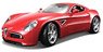 Alfa Romeo 8C Competizione (Red) (Diecast Car)