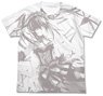 デート・ア・ライブ 原作版 時崎狂三 オールプリントTシャツ WHITE S (キャラクターグッズ)