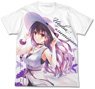 冴えない彼女の育てかた♭ 原作版 霞ヶ丘詩羽 フルグラフィックTシャツ WHITE L (キャラクターグッズ)