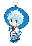 CSG15-1 Gin Tama Rubber Mascot Gintoki Sakata (Anime Toy)