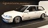 Honda CIVIC (EF9) SiR White ※Mugen Type-Wheel (ミニカー)