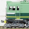 1/80(HO) J.N.R. EF58 (Small Window) Test Color (Tinted Green) (Electric Class EF58 JNR (Dark & Light Green) Powered, Painted, DC) (Pre-Colored Completed) (Model Train)