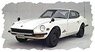 Nissan Fairlady Z432(PS30) 1969 GrandPrix White (Diecast Car)