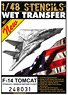 F-14 Tomcat Stencils + RBF (Decal)