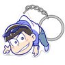 Osomatsu-san Karamatsu Acrylic Tsumamare Key Ring (Anime Toy)