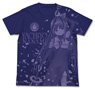 マギアレコード 魔法少女まどか☆マギカ外伝 七海やちよ オールプリントTシャツ NIGHT BLUE S (キャラクターグッズ)