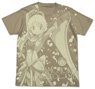 Puella Magi Madoka Magica Side Story: Magia Record Momoko Togame All Print T-Shirts Sand Khaki S (Anime Toy)