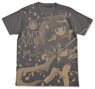 Puella Magi Madoka Magica Side Story: Magia Record Kaede Akino All Print T-Shirts Medium Gray S (Anime Toy)
