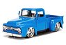 Bigtime Muscle Ford F-100 Pickup Blue (Diecast Car)