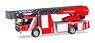 (HO) メルセデスベンツ エコニック回転式はしご消防車 ランツフート消防署 (鉄道模型)