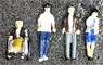 (1/87 - 1/100) Old Family - 1 (4 Pieces) (Model Train)