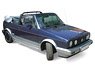 VW Golf Cabriolet `Bel Air` 1992 MetallicBlue (Diecast Car)