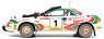トヨタ セリカ GT-FOUR (ST185) カストロール 1993 No.1 サファリラリー ウィナー J.カンクネン ウェザリング(汚し)塗装 (ミニカー)