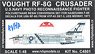 Vought RF-8G Crusader Conversion Kit (USN VFP-63 USS Midway) (For Hasegawa) (Plastic model)