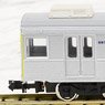 Tokyu Series 8500 (Den-en-toshi Line, with Yellow Tape) Additional Four Middle Car Set (without Motor) (Add-On 4-Car Set) (Pre-Colored Completed) (Model Train)