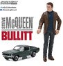 Bullitt (1968) - 1968 Ford Mustang GT Fastback with 1:18 Steve McQueen figure (Diecast Car)