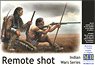 インディアン戦争・長距離射撃・米先住民兵士2体・ライフル (プラモデル)