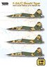 F-5A/C Skoshi Tiger - USAF & South Vietnam AF in Vietnam War (for Kinetic) (Decal)