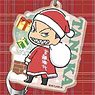 Acrylic Big Key Ring Haikyu!! Christmas Series 08 Tanaka ABK (Anime Toy)