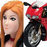 Bike Girl w/Ducati 996R (PVC Figure)