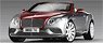 Bentley Continental GT Convertible 2016 (Candy Red/Silver) RHD (Diecast Car)