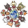 Capcom x B-Side Label Sticker Monster Hunter: World Cat World (Anime Toy)