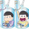 Osomatsu-san Flask Series Acrylic Key Ring Collection Vol1 (Set of 6) (Anime Toy)