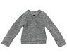 PNXS Long Sleeve V-neck Sweater (Gray) (Fashion Doll)