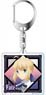 [Fate/stay night: Heaven`s Feel] Acrylic Key Ring Saber Casual Wear Ver. (Anime Toy)