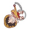 One Piece Luffy Tsumamare Key Ring (Hall Cake Island Ver.) (Anime Toy)