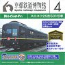 B Train Shorty Kyoto Railway Museum 4 (Type SURONEFU25 #501 + Type KANI24 #12) (2-Car Set) (Model Train)