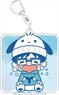 Yuri on Ice x Sanrio Characters Big Key Ring Yuri Katsuki Stamp Ver. D (Anime Toy)